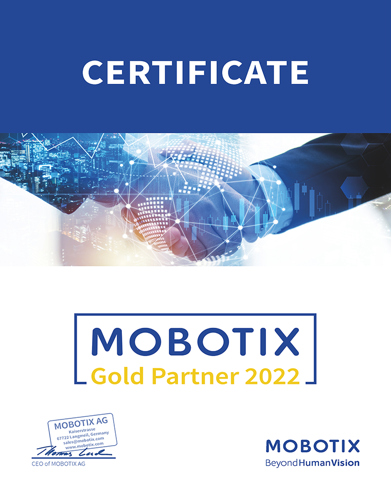 Mobotix Gold Partner 2022